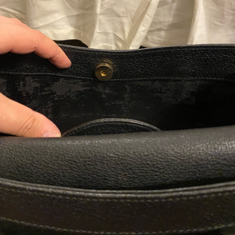 Vintage Gucci Bamboo Handle Leather Tote Rare - Picture 10 of 13